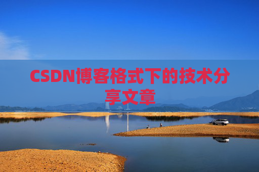 CSDN博客格式下的技术分享文章